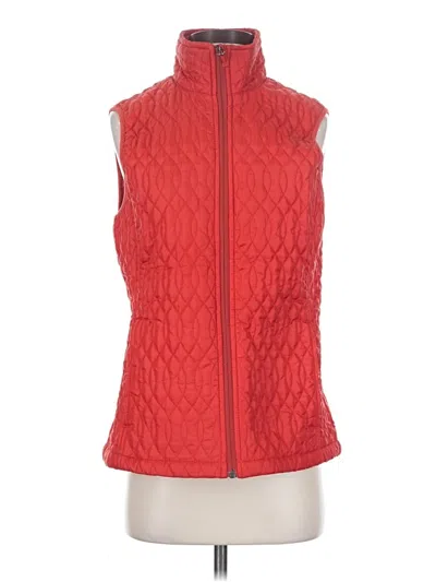 Pre-owned Lands' End Vest In Red
