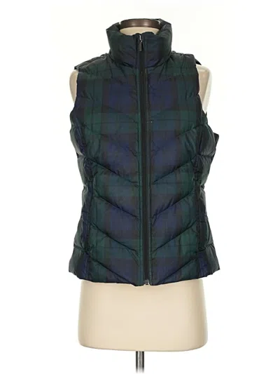 Pre-owned Lands' End Vest In Teal