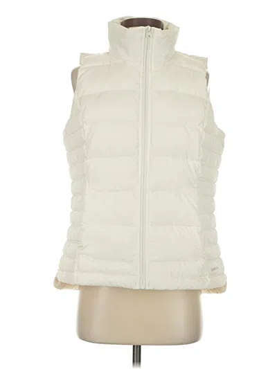 Pre-owned Lands' End Vest In White
