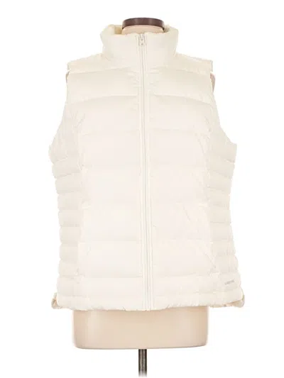 Pre-owned Lands' End Vest In White