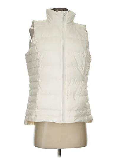 Pre-owned Lands' End Vest In White