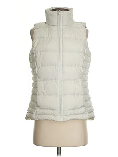 Pre-owned Lands' End Vest In White