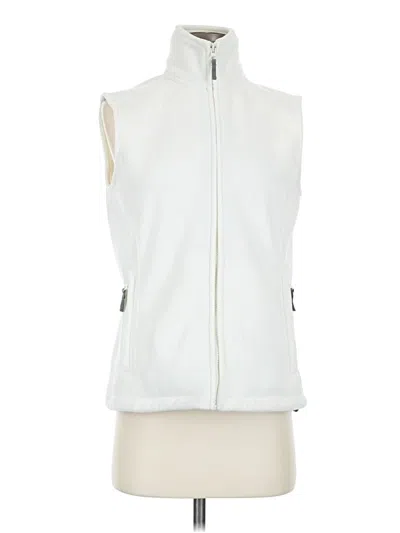 Pre-owned Lands' End Vest In White