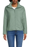 Lands' End Wanderfree Insulated Jacket In Lily Pad Green