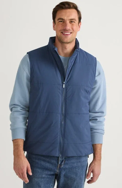 Lands' End Wanderfree Insulated Vest In Light Indigo Blue