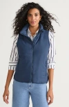 Lands' End Wanderfree Insulated Vest In Light Indigo Blue