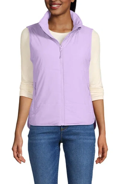Lands' End Wanderfree Insulated Vest In Lilac Petal