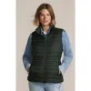 Lands' End Wanderweight Packable Ultralight Down Vest In Green