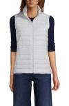 Lands' End Wanderweight Packable Ultralight Down Vest In Light Mist
