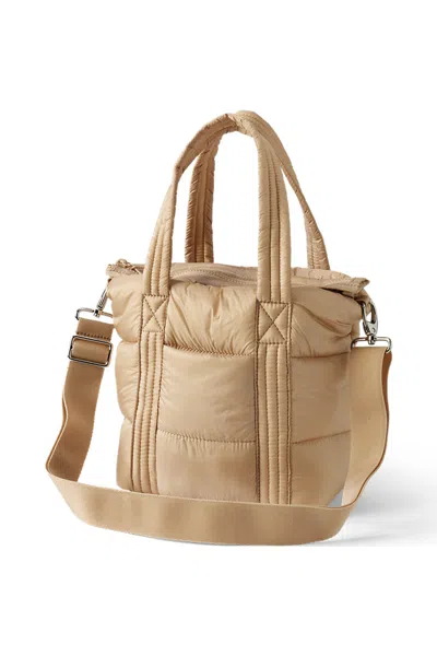 Lands' End Wanderweight Ultralight Packable Crossbody Tote Bag In Brown