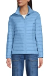 Lands' End Wanderweight Ultralight Packable Down Jacket In Bermuda Blue