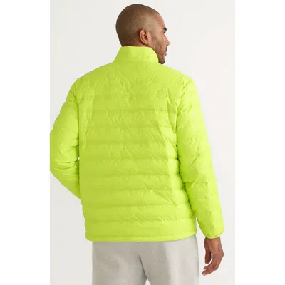 Lands' End Wanderweight Ultralight Packable Down Jacket In Citrus Fields