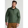 Lands' End Wanderweight Ultralight Packable Down Jacket In Estate Green Heather