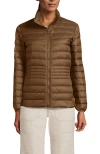 Lands' End Wanderweight Ultralight Packable Down Jacket In Light Carob