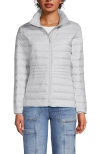 Lands' End Wanderweight Ultralight Packable Down Jacket In Light Mist