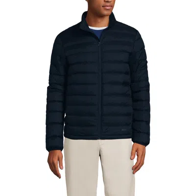 Lands' End Wanderweight Ultralight Packable Down Jacket In Radiant Navy