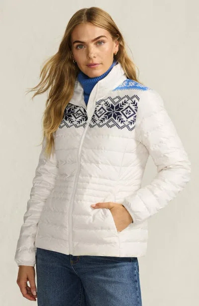 Lands' End Wanderweight Ultralight Packable Down Jacket In White