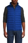Lands' End Wanderweight Ultralight Packable Down Vest In Nautical Blue