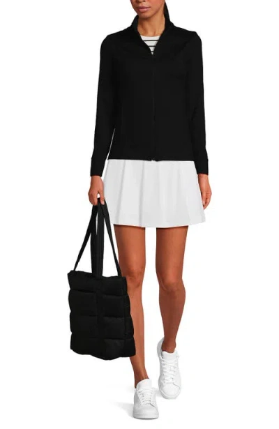 Lands' End Wanderweight Ultralight Packable Tote Bag In Black