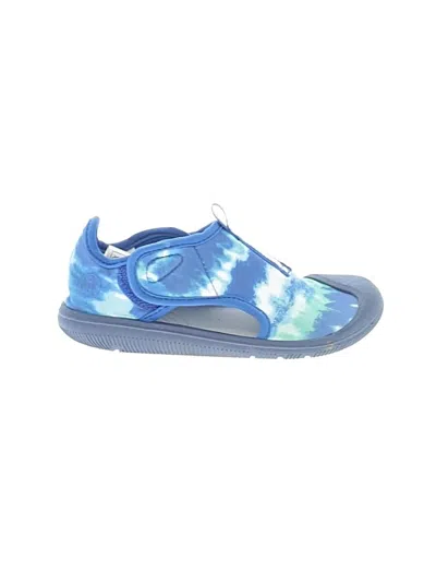 Pre-owned Lands' End Kids'  Water Shoes In Blue