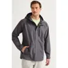 Lands' End Waterproof Rain Jacket In Warm Steel