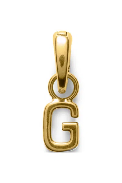 Lands' End Water-resistant Letter Charm In Gold