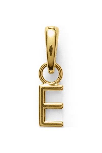 Lands' End Water-resistant Letter Charm In Gold