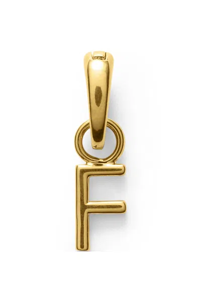 Lands' End Water-resistant Letter Charm In Gray