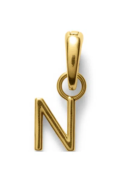 Lands' End Water-resistant Letter Charm In Purple