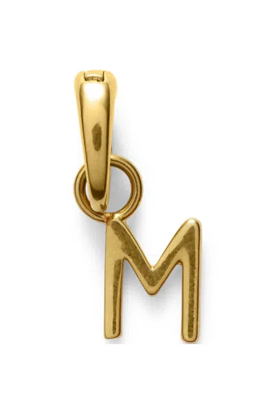 Lands' End Water-resistant Letter Charm In Neutral