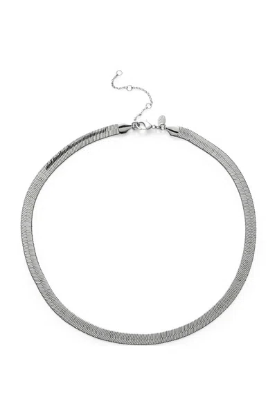 Lands' End Water-resistant Short Wide Layering Necklace In Green