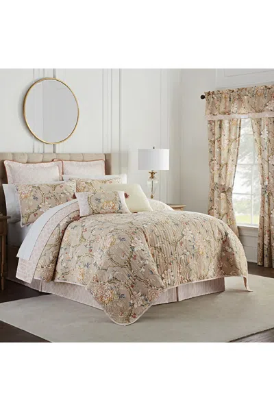 Lands' End Waverly Mudan Print Cotton Quilt Bedding Set In Multi