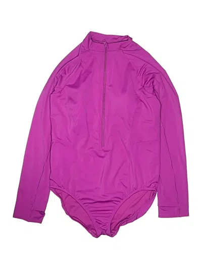 Pre-owned Lands' End Wetsuit In Purple