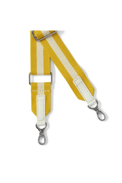 Lands' End Wide Adjustable Fashion Crossbody Strap In Yellow