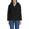 Lands' End Wide Channel 600 Down Puffer Jacket In Black
