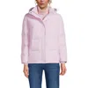 Lands' End Wide Channel 600 Down Puffer Jacket In Pink Frost