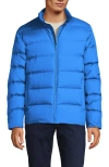 Lands' End Wide Channel 600 Down Puffer Jacket In Vista Blue