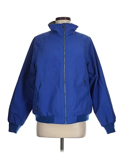 Pre-owned Lands' End Windbreaker Jacket In Blue