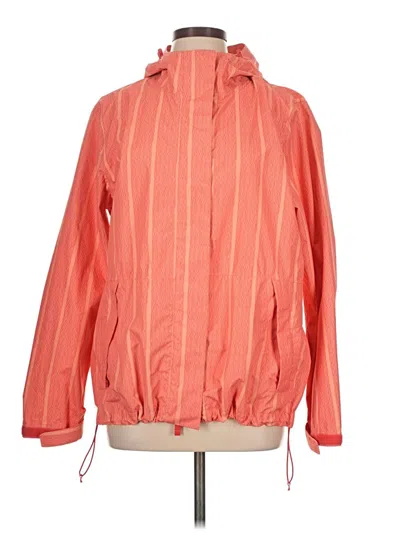 Pre-owned Lands' End Windbreaker Jacket In Orange