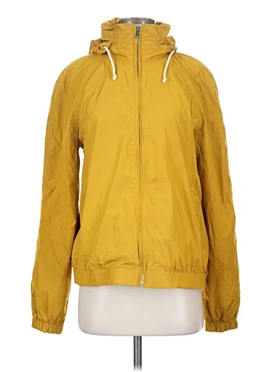 Pre-owned Lands' End Windbreaker Jacket In Yellow