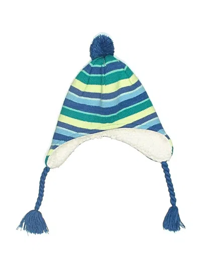 Pre-owned Lands' End Kids'  Winter Hat In Blue