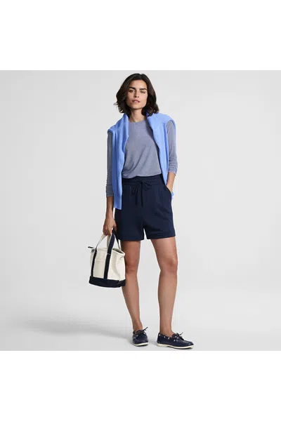 Lands' End Women's 4" Active Shorts In Blue