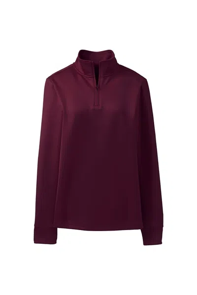 LANDS' END WOMEN'S ACTIVE PERFORMANCE QUARTER ZIP PULLOVER