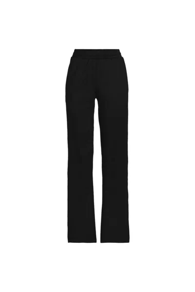 Lands' End Women's Active Performance Track Pants In Black
