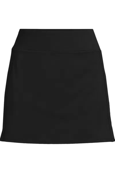 Lands' End Women's Active Skort In Black