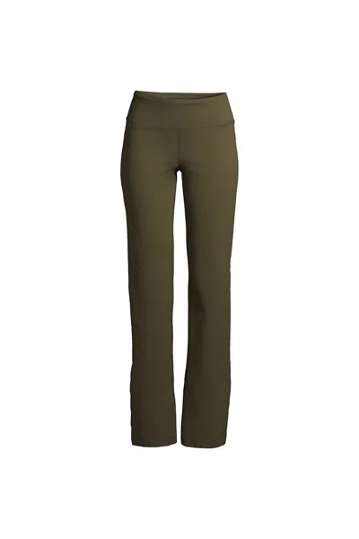 Lands' End Women's Active Yoga Pants In Green