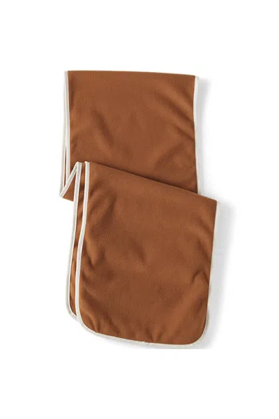 Lands' End Women's Anyweather Raindefense Fleece Scarf In Brown