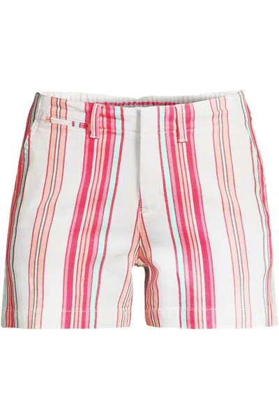 Lands' End Women's Classic 5" Chino Shorts In Multi