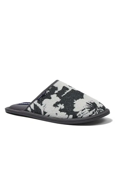 Lands' End Women's Closed Toe Spa Slippers In Animal Print