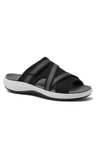 Lands' End Women's Comfort Water Resistant Slides In Black